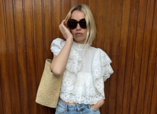 Grab Your Jeans and Basket Bag—This Viral Blouse Trend Marks the Official Start of Boho Spring