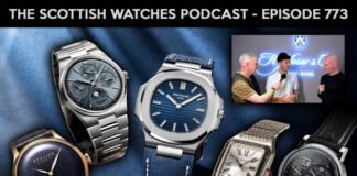 Scottish Watches Podcast #773 : Patek, JLC, Cartier, ALS and
Much More