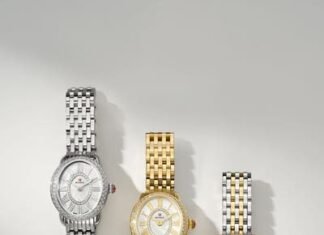 Serein Oval By Michele Watches Ticks With Art Deco Diamond Vibes