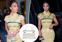 Kim Kardashian’s itty-bitty Hermès bag has a humongous price tag