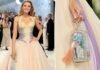 Blake Lively carries her kids’ art on the Met Gala 2026 red carpet
