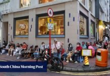 Hongkongers queue round the clock for new Swatch-Audemars Piguet collection