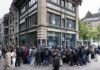 Hundreds queue in Switzerland to purchase trendy Royal Pop watches