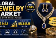 Global Jewelry Market Set to Reach US$ 546.85 Billion by 2033 as Luxury, Personalization, and Digital Retail Transform Consumer Demand