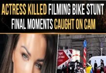 Actress dies during stunt shoot as daughter watches in horror