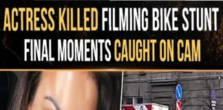 Actress dies during stunt shoot as daughter watches in horror