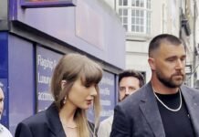 Greetings, London! Taylor Swift and Travis Kelce do Date Night in Tailoring