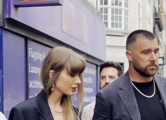 Greetings, London! Taylor Swift and Travis Kelce do Date Night in Tailoring