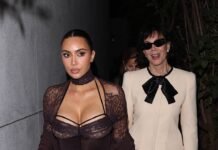Kim Kardashian and Kris Jenner Make Family Dinner a Fashion Affair