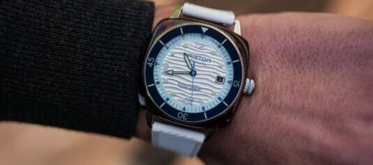 First Look – The New Briston Clubmaster Legend Diver Ocean,
with Wave-Textured Dials