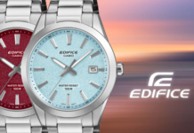 New Casio Edifice EFV-160D watches on their way with crystalline dial textures