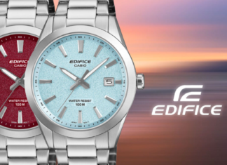 New Casio Edifice EFV-160D watches on their way with crystalline dial textures