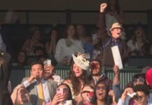 Lexington watches the Kentucky Derby at Keeneland