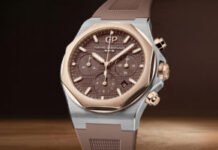 Mixed Materials: Girard-Perregaux’s Two-Tone Laureato
Chronograph