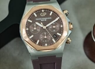 First Look – The Two-Tone & Chocolate
Girard-Perregaux Laureato Chronograph 42mm