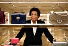 Namesake luxury handbag collection unveiled by former BET chief Debra Lee