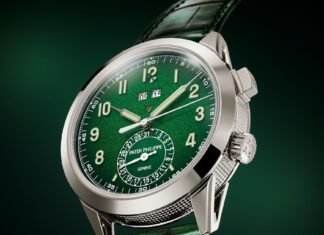 Patek Philippe Calatrava Alarm Ref. 5322G with 24-hour alarm
on a classic gong