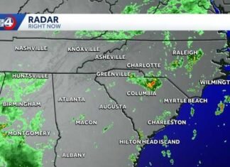 Tornado Warning for Elbert, Hart, Anderson counties