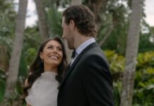 This Fashion Publicist Wore a Skirt Set From Sept for Her Beautiful South Florida Wedding