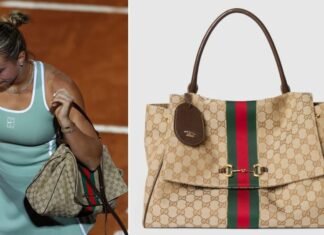 Aryna Sabalenka Carries $3,650 Gucci Bag Onto Court