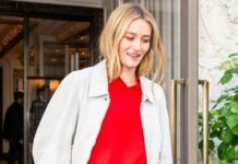 Sarah Pidgeon Just Perfected Transitional Spring Style With This Unexpected Staple