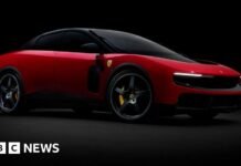 Ferrari unveils first fully electric car