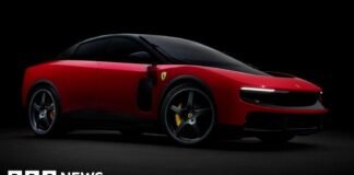 Ferrari unveils first fully electric car