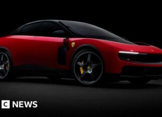 Ferrari unveils first fully electric car