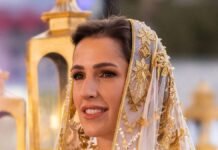 Princess Rajwa exudes luxury with £1.9k YSL handbag – and £835 heels to match
