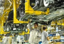 The European cars made in China