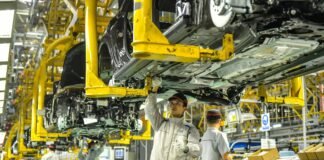 The European cars made in China