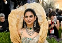 Isha Ambani Wears Over 1,800 Carats of Jewels to the Met Gala