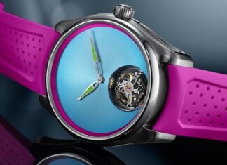 Moser’s new tourbillon-laden watch is Miami in both name and nature