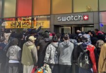 Swatch, AP watch collab gets massive crowds, police respond at multiple stores