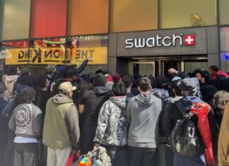 Swatch, AP watch collab gets massive crowds, police respond at multiple stores