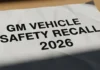 GM Vehicle Safety Recall 2026: What Drivers Need to Know Right Now