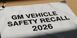 GM Vehicle Safety Recall 2026: What Drivers Need to Know Right Now