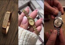 Dainty & slim: Vintage watches are back in style