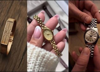 Dainty & slim: Vintage watches are back in style