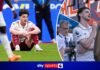 Declan Rice watches on as his former loved club West Ham’s relegation is confirmed