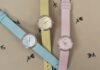 These Dior watches are pretty in pink and yellow and blue!