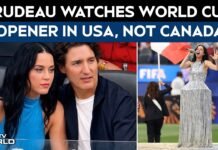 Katy Perry Trudeau FIFA | Justin Trudeau Watches World Cup Opener in USA, Not Canada