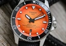 First Look – A Smaller Case and Fresh Colours for the
Powerful Tissot Seastar 2000 Professional