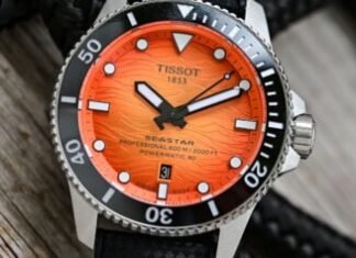 First Look – A Smaller Case and Fresh Colours for the
Powerful Tissot Seastar 2000 Professional