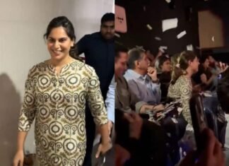 Ram Charan’s wife Upasana Konnidela watches Peddi accompanied by her father; celebrates by throwing…