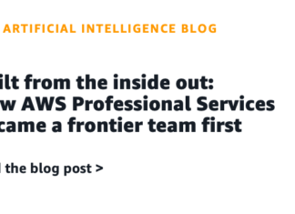 Built from the inside out: How AWS Professional Services became a frontier team first