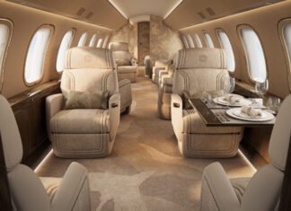 “Bombardier x ELIE SAAB” Bring Haute Couture to Business Aviation with Bespoke Global 8000 Cabin Design