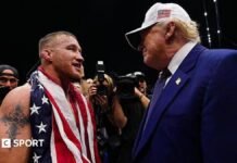 UFC White House: President Donald Trump watches as US star Justin Gaethje wins undisputed lightweight title