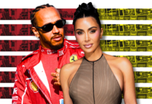 Lewis Hamilton shares Monaco celebration as Kim Kardashian watches on