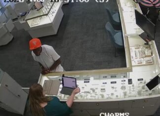 Police release images of suspect in jewelry store theft